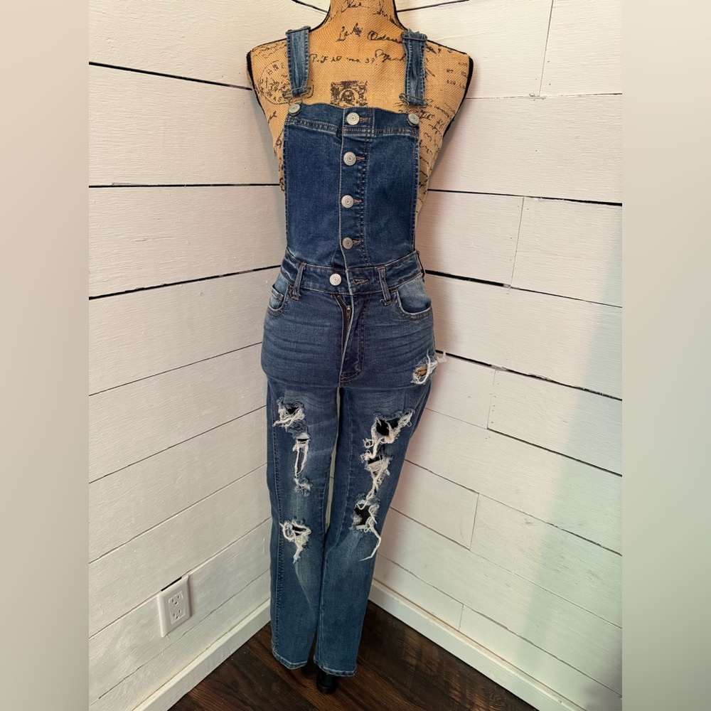 Blue Denim Women's Overalls